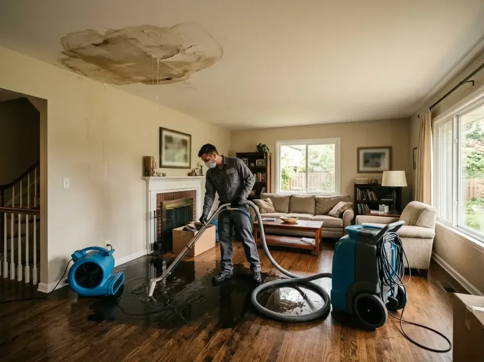 attic-pipe-burst-ceiling-drip-008 — frequently asked questions, Water Damage Restoration & Carpet Care in Kentwood, MI